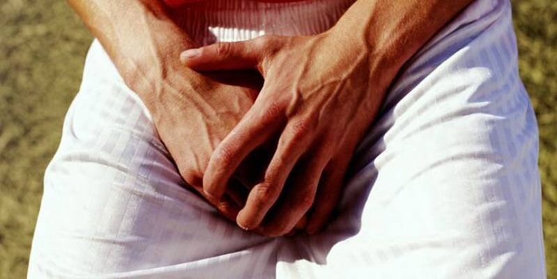 Palms charged in the groin